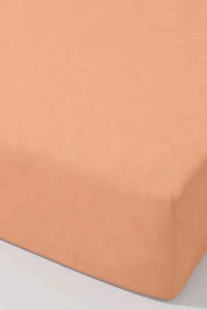 W katoenen kinder hoeslaken (120x60 cm) - oranje Must-Have