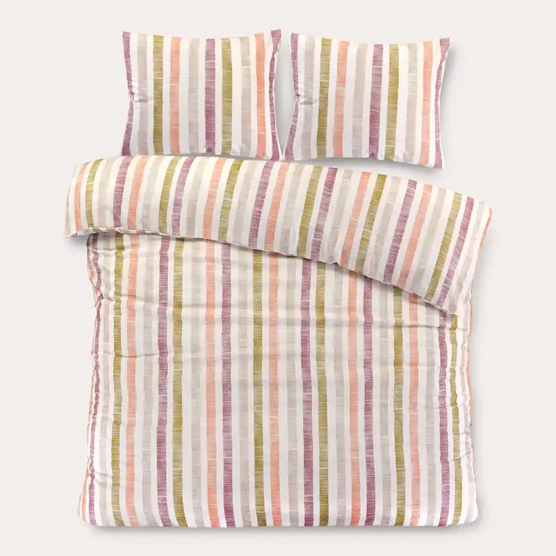 Weekendaanbieding W katoen-polyester dekbedovertrek lits-jumeaux (240x220 cm)