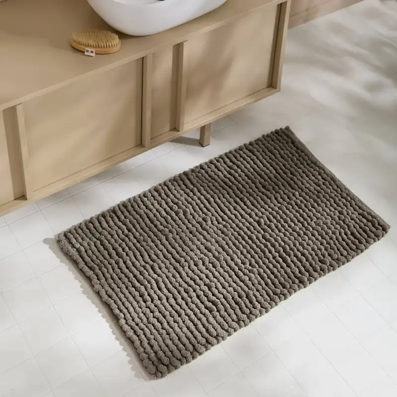 NOUS Living badmat taupe (80x50 cm) Nieuw