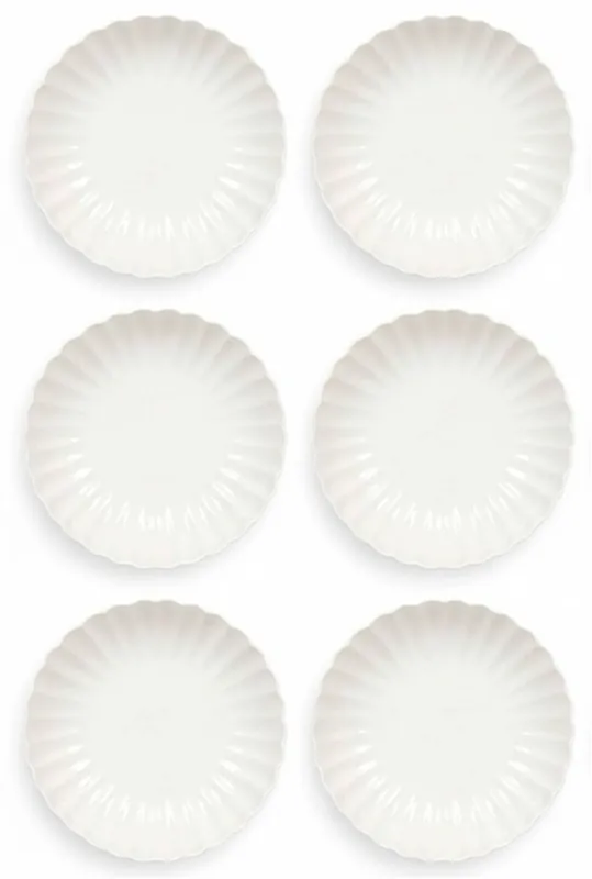 Cookinglife Diepe Borden / Pastaborden Cardida Off White ø 20 cm - 6 Stuks Finale Uitverkoop