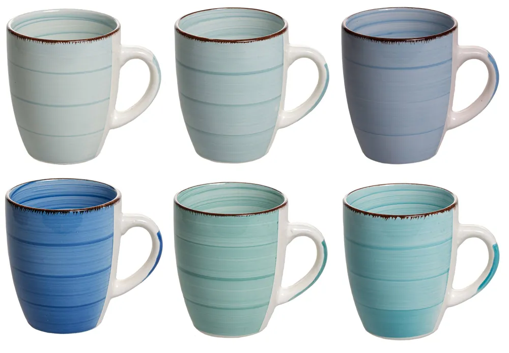 Cookinglife Mokken Delice Blauw 350 ml - 6 stuks Beste Prijs