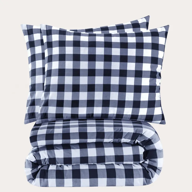 Exclusieve Aanbieding NOUS Living katoenen dekbedovertrek 2 persoons (200x200 cm)