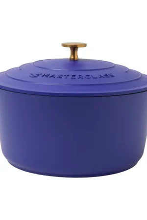 Voordeelprijs MasterClass gietaluminium braadpan (Ø24 cm) (4L) (lichtgewicht) - blauw