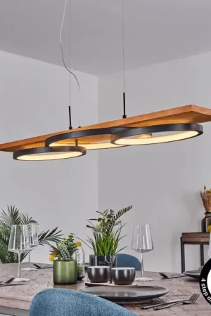 Weekendaanbieding Pompu Hanglamp LED Natuurlijke kleuren, Zwart, 1-licht