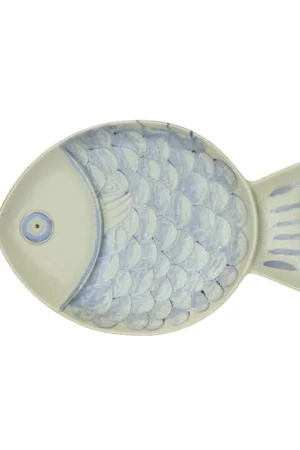 Merkproduct Madam Stoltz serveerbord vis (33x22 cm)