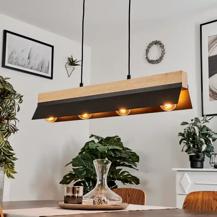 Nu Kopen Sangkor Hanglamp Zwart, 4-lichts