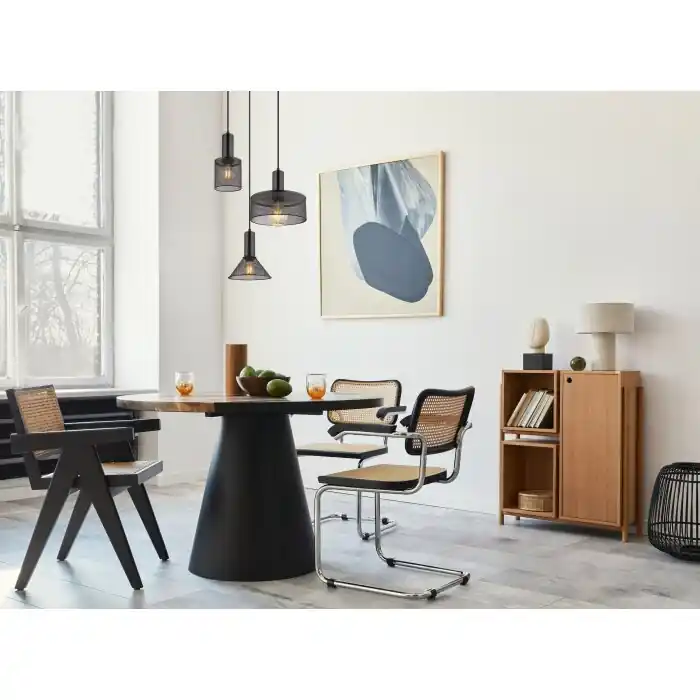 Globo JEDD Hanger Zwart, 3-lichts Op = Op