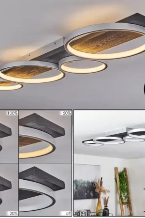 Aanbieding Rodekro Plafondlamp LED Zwart, Zilver, 1-licht
