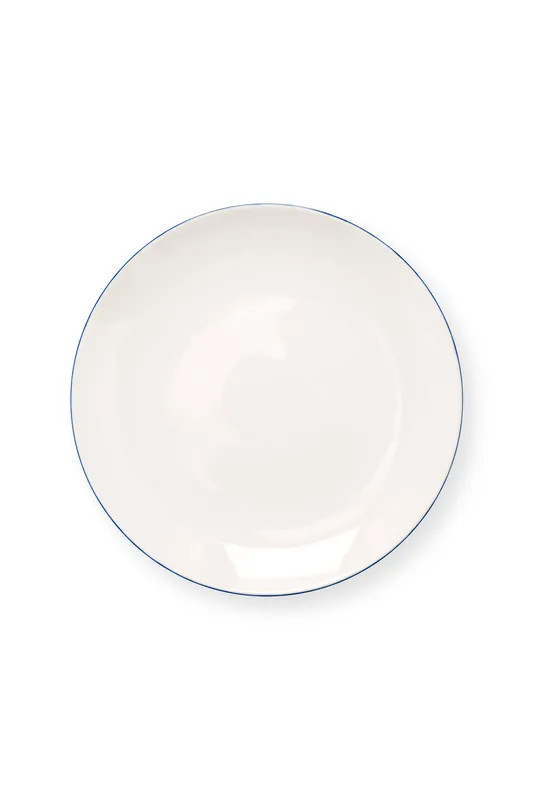 Must-Have vtwonen ontbijtbord White-Blue Line (23 cm)