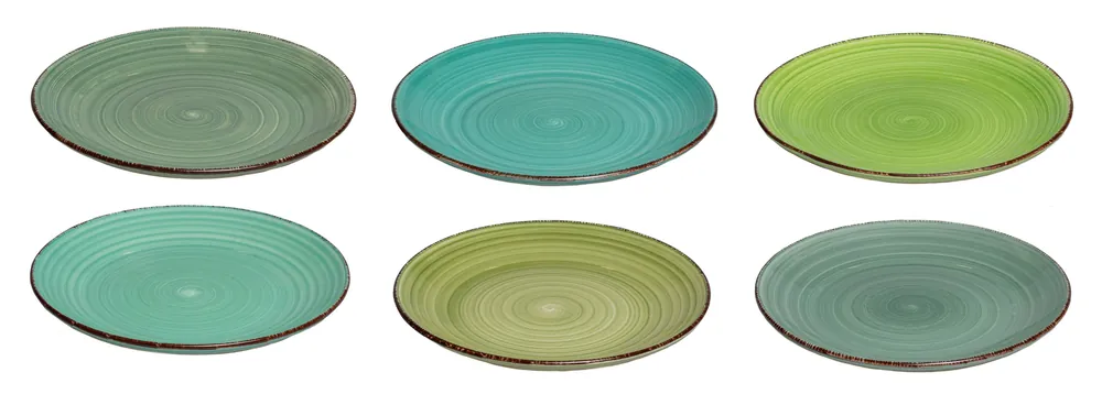 Beste Prijs Cookinglife Ontbijtborden / Dessertborden Delice Groen ø 19 cm - 6 stuks