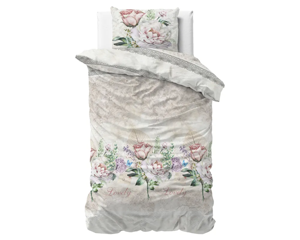 Sleeptime polyester-katoen dekbedovertrek 1-persoons (140x220 cm) Direct Beschikbaar