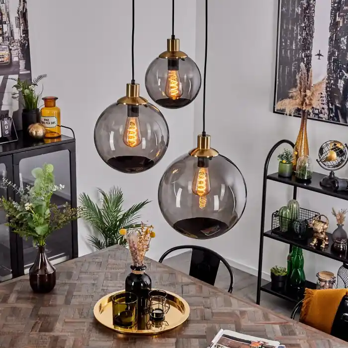 Snelle Levering Charlet Hanger Zwart, 3-lichts