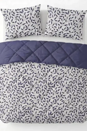 Weekendaanbieding W dekbed zonder overtrek met kussensloop Lazy - omkeerbaar design