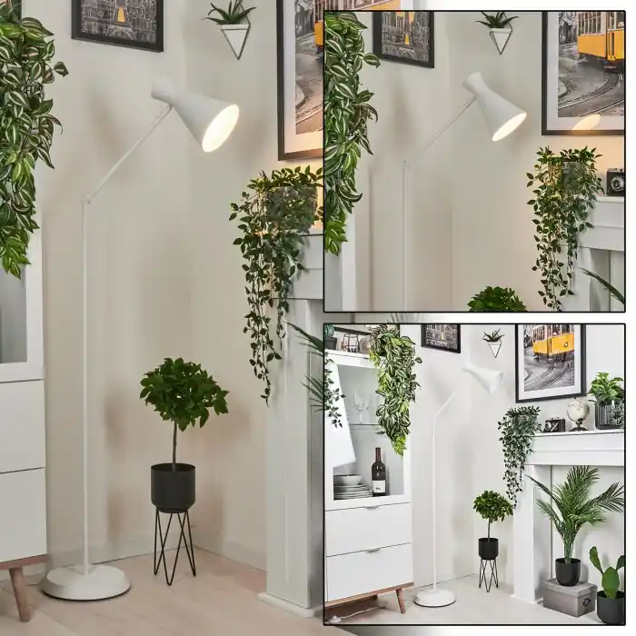 Vijes Staande lamp Wit, 1-licht Hoge Kwaliteit