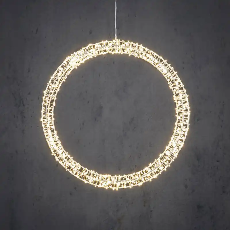 Luca Lighting kerstkrans 800led IP44 en timer - d36cm Premium