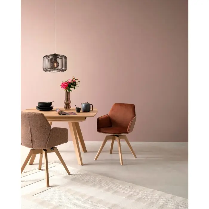 SCHÖNER WOHNEN-Kollektion Cage Hanglamp Zwart, 1-licht Premium