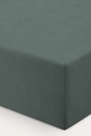 Snelle Levering NOUS Kids katoenen kinderhoeslaken (150x70 cm) - donkergroen
