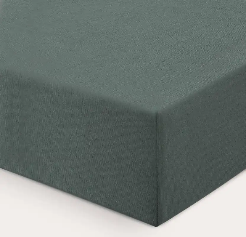 Snelle Levering NOUS Kids katoenen kinderhoeslaken (150x70 cm) - donkergroen