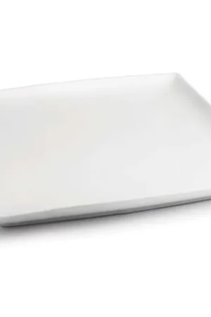 BonBistro Ontbijtborden / Dessertborden Yong Squito 23 x 23 cm - Wit - 6 stuks Laatste Kans