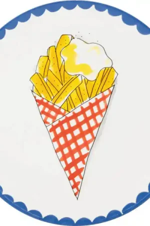 Koopje Blond Amsterdam dinerbord - Friet (Ø26 cm)