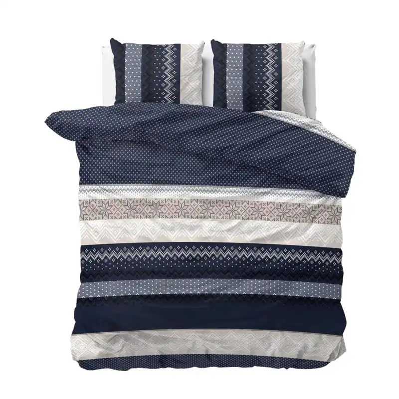 Premium Sleeptime polyester-katoen dekbedovertrek lits-jumeaux (240x220 cm)