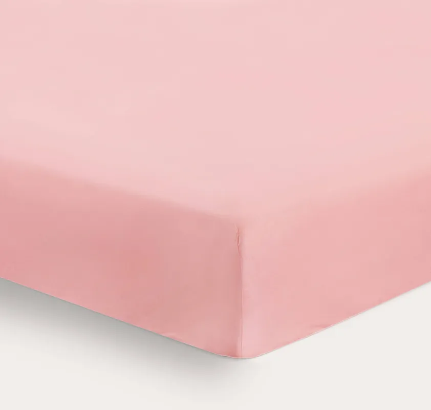 Alleen Vandaag NOUS Kids basis baby hoeslaken ledikant 120 x 60 cm lichtroze