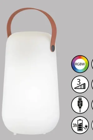 FHL easy Collgar Tafellamp LED Wit, 1-licht, Afstandsbediening, Kleurwisselaar Hoge Kwaliteit