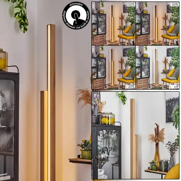 Yofre Staande lamp LED Natuurlijke kleuren, 1-licht Koopje