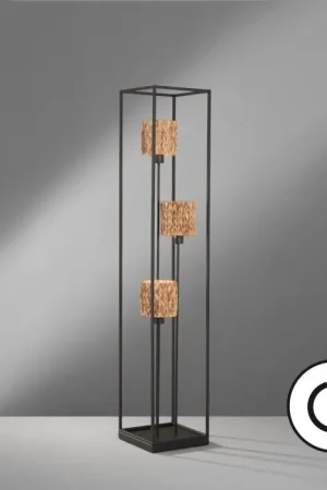 Fischer & Honsel Hyazinthe Staande lamp Zwart, 3-lichts Speciale Aanbieding