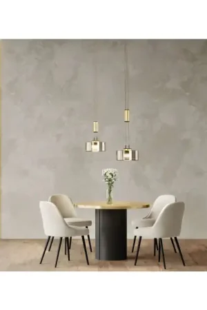 Fabrieksprijs Fischer & Honsel Lavin Hanglamp LED Zwart, 2-lichts
