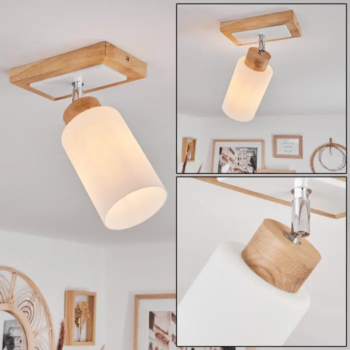 Represita Plafondlamp Natuurlijke kleuren, Wit, 1-licht Nu Kopen