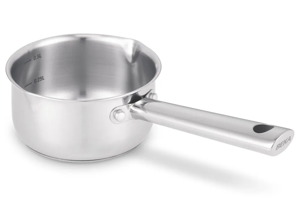 Beka Steelpan met 2 giettuiten Cicla - RVS - ø 12 cm - geschikt voor alle warmtebronnen Veilige Betaling