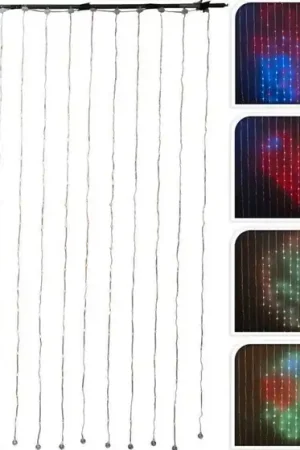 Actieprijs Home & Styling Collection gordijnverlichting led 200x200 cm