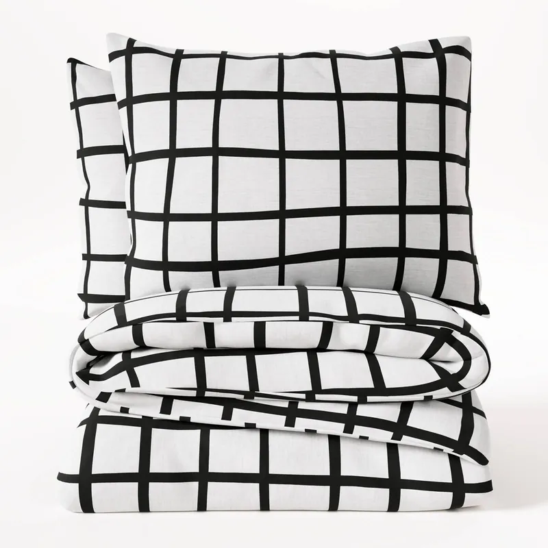 W katoen-polyester dekbedovertrek lits-jumeaux (240x220 cm) Lage Kosten