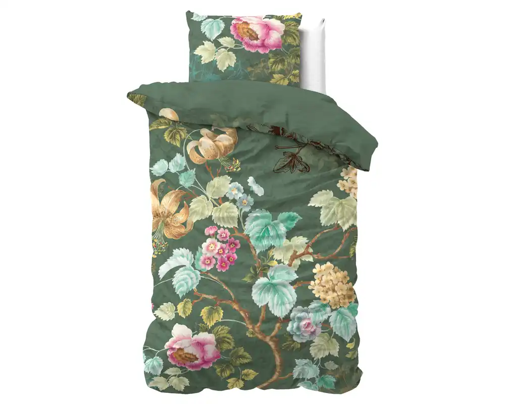 Uitverkoop Dreamhouse katoenen dekbedovertrek 1-persoons (140x220 cm)