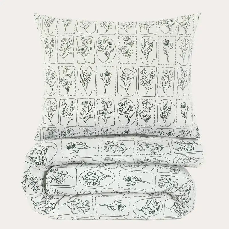 NOUS Living katoenen dekbedovertrek 1-persoons (140x220 cm) Bestseller