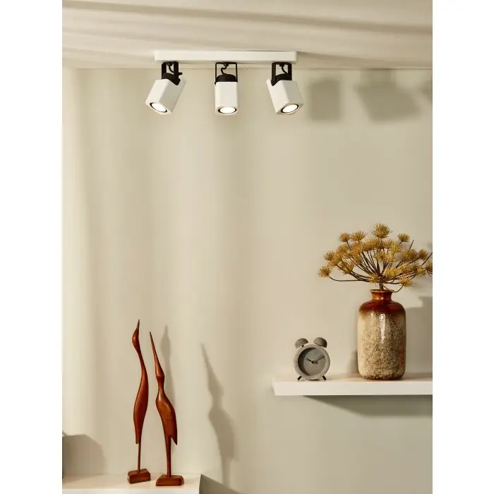 Lucide ROAX Plafondlamp Wit, 3-lichts Populair