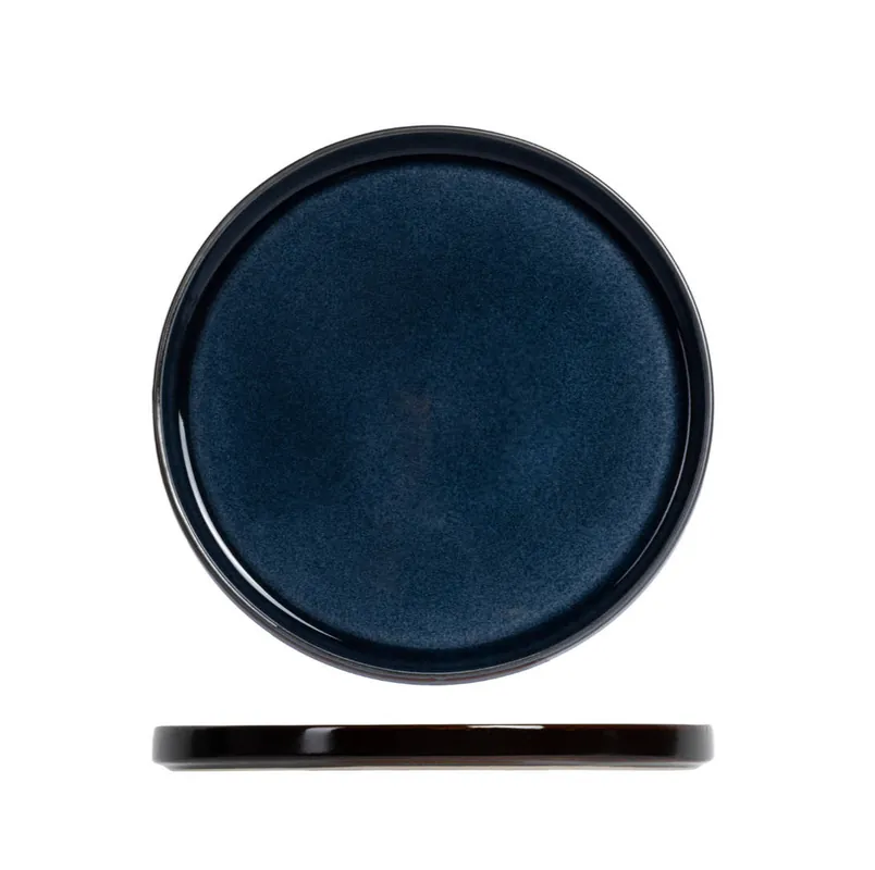 Cosy & Trendy Gebaksbordjes / Kleine Bordjes Quintana Blue ø 14 cm - 4 Stuks Rechtstreeks Van De Fabrikant