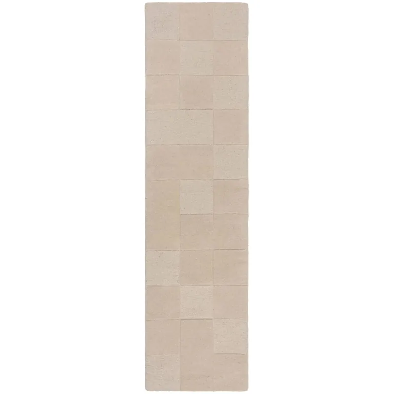 Flair Rugs vloerkleed wol Checkerboard Modern (230x60 cm) Laatste Kans