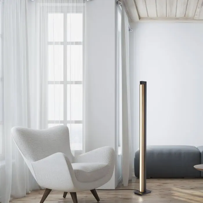 Paul Neuhaus PURELINES Staande lamp LED Natuurlijke kleuren, 1-licht, Afstandsbediening Snelle Levering