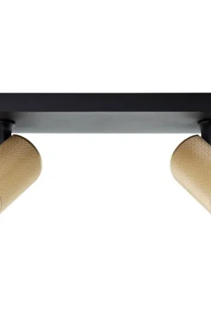 Aanbieding Brilliant Marty Plafondlamp Zwart, 2-lichts
