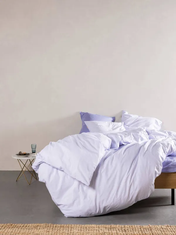 Gratis Retour Essenza 1-persoons dekbedovertrek 140x200 cm - lavendelblauw