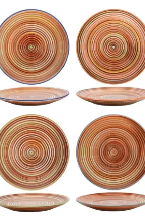 Cookinglife Dinerborden Rhythm & Lines ø 26.5 cm - 4 Stuks Merkproduct