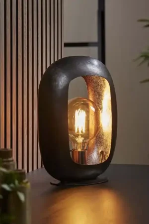 Arch Tafellamp Nikkel mat, Zwart, 1-licht Must-Have