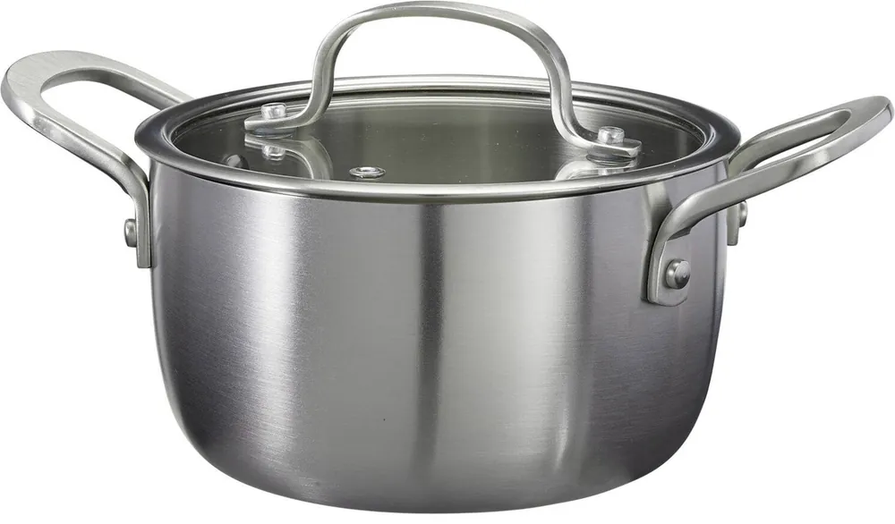 Cookinglife Kookpan Signature Steel - RVS - ø 16 cm / 1.2 Liter - geschikt voor alle warmtebronnen Actieprijs