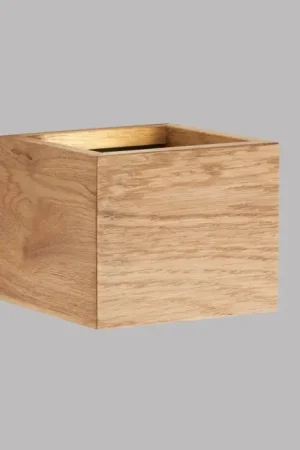 Betaalbaar Fischer & Honsel SHINEWOOD Muurlamp LED Natuurlijke kleuren, 2-lichts