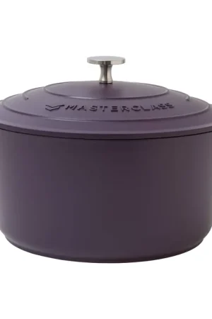 Exclusieve Aanbieding MasterClass gietaluminium braadpan (Ø24 cm) (4L) (lichtgewicht) - paars