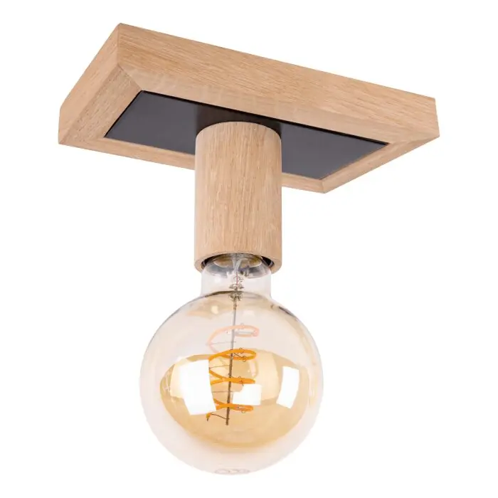 Mugueta Plafondlamp Hout licht, 1-licht Nieuw