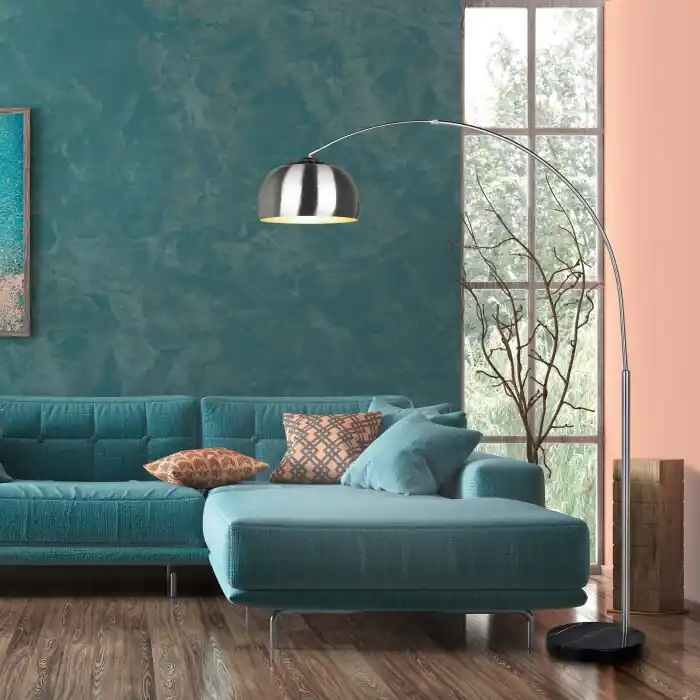 Trio ARGENTINA Staande lamp Nikkel mat, 1-licht Tijdelijk Beschikbaar