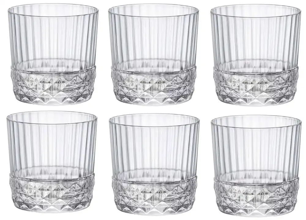 Speciale Aanbieding Bormioli Rocco Whiskey Glazen America 20‘s - 300 ml - 6 stuks